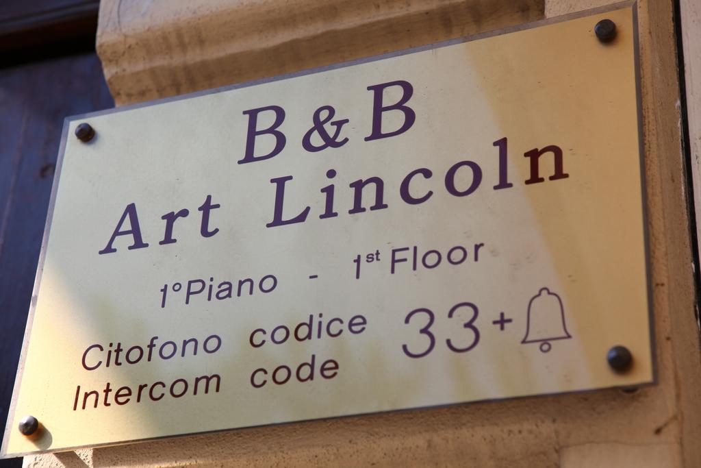 לינה וארוחת בוקר פלרמו Art Lincoln מראה חיצוני תמונה